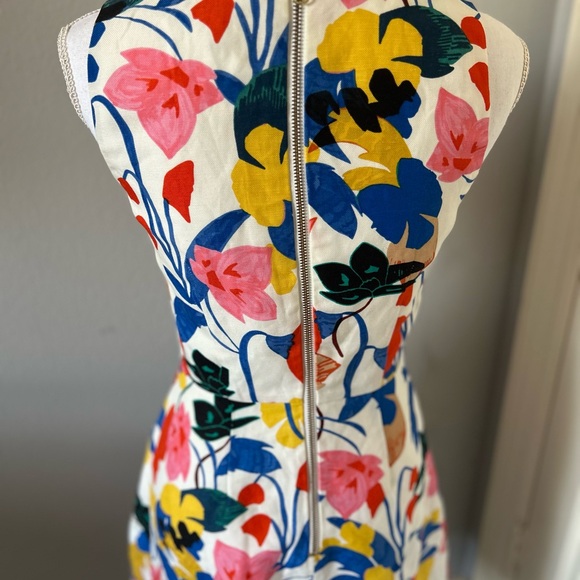 J Crew Floral Sleeveless Dress - Picture 6 of 7